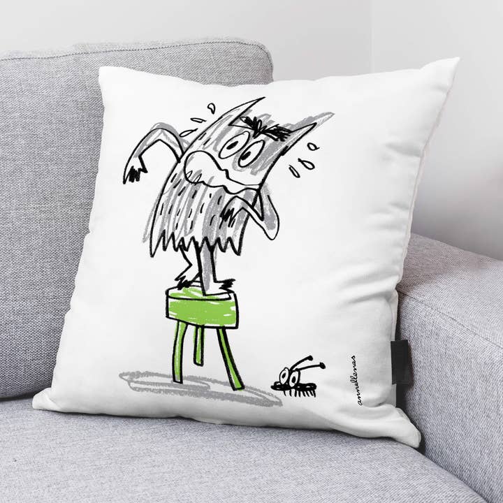 SG HOGAR - Wholesale Throw Pillow Cover - 100% Cotton Cushion Cover 50X50 Cm Miedos In Spanish2