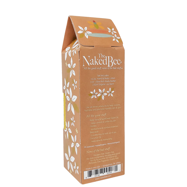 The Naked Bee - Vente Set de bain et corps - Collection Cadeaux Noix de coco et miel1