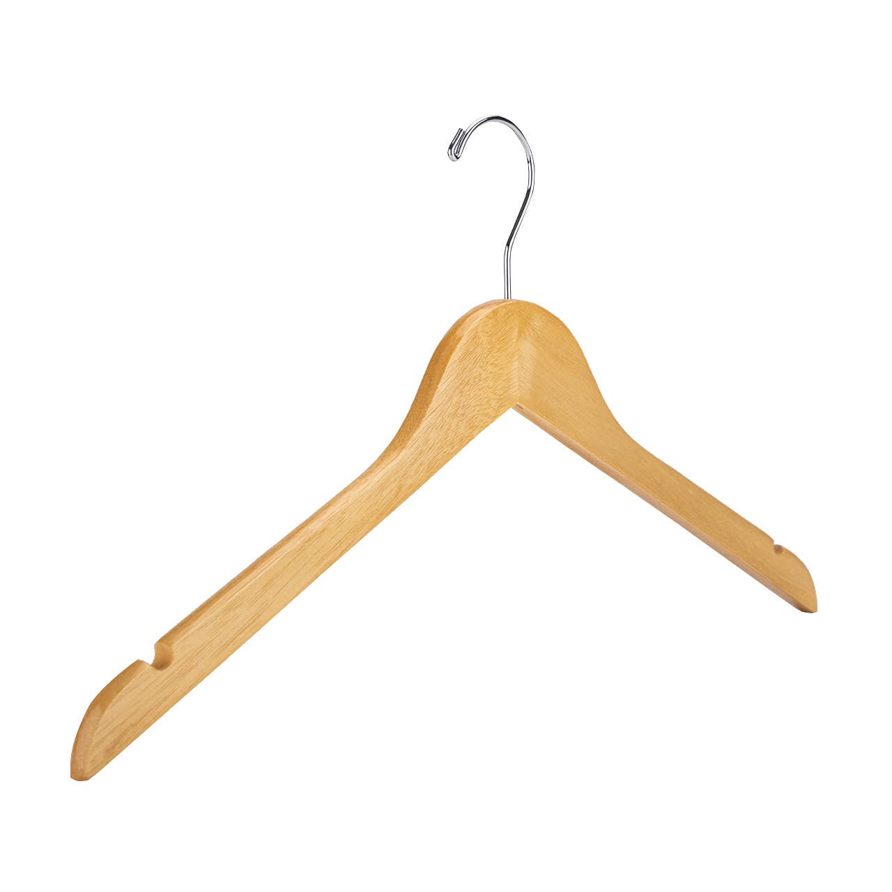 Store Supply Warehouse - Wholesale Clothes Hangers - 17" Natural Wood Dress Hangers - Case of 502