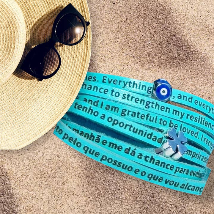 HIPZ ESSENTIALS - Wholesale Beaded Bracelet - Gratitude Mantra