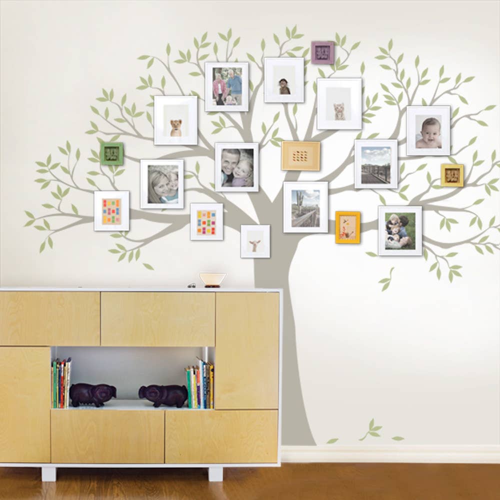 Simple Shapes - Wholesale Wall Decal/Stickers - Family Tree Decal - Two Colors - Wall Decals2
