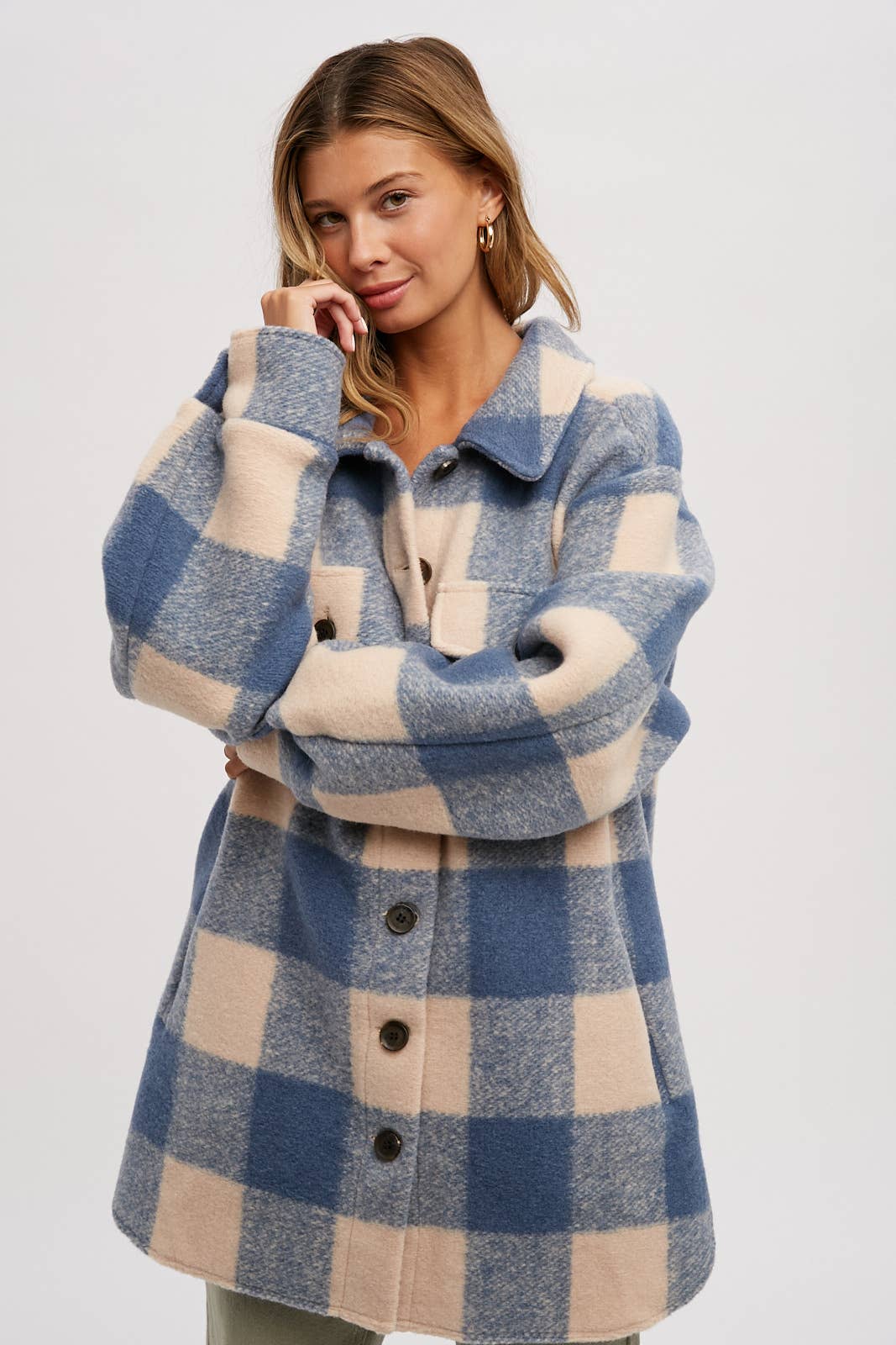 Bluivy – wholesale Rock - Dam – BORSTAD RUTIG ÖVERDIMENSIONERAD KAPPA14