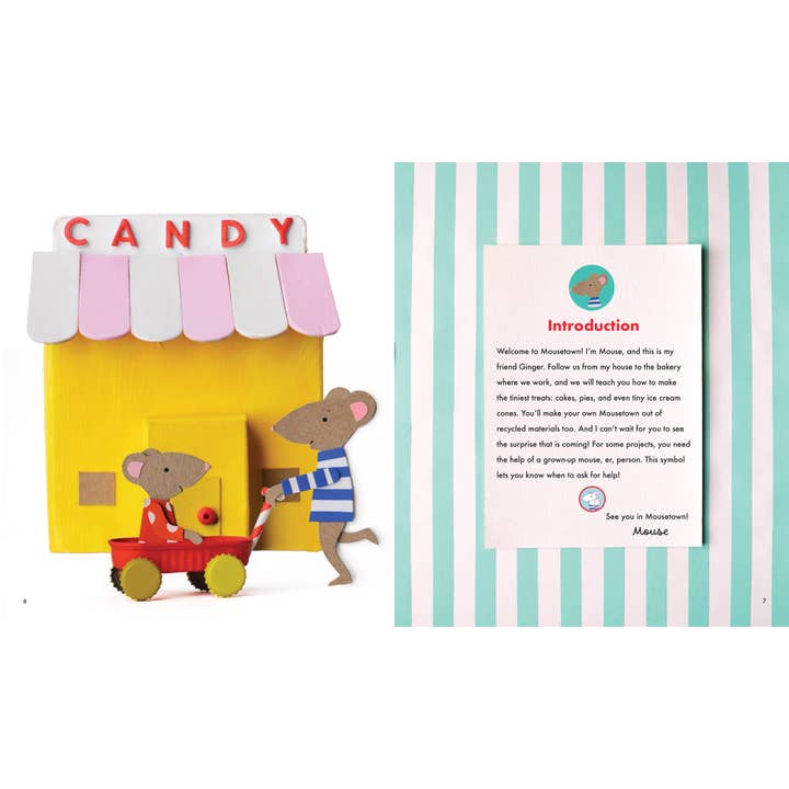 Hachette Book Group - Wholesale Book - Kids - Mousetown: 30+ Kids Crafts Made from Recycled Materials