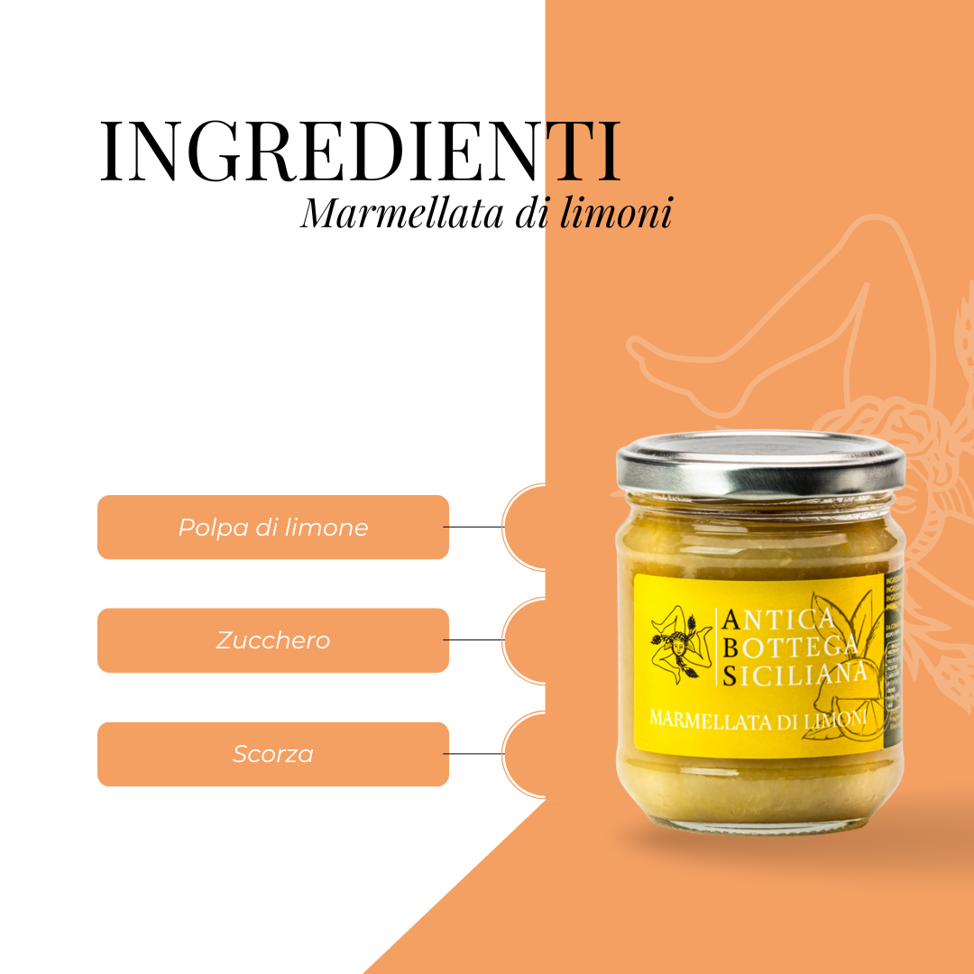 Antica Bottega Siciliana – Engroshandel Marmelade – Siciliansk citronmarmelade - 220 g2