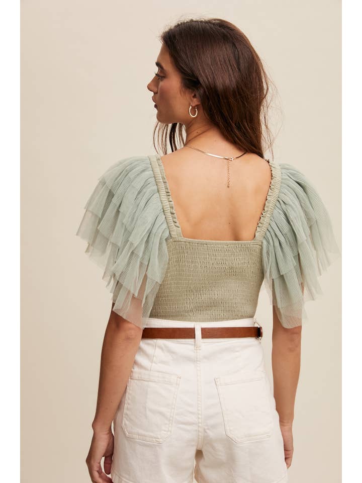 Listicle – Bodysuit - Mulher por atacado – Body Elegância Plissada20