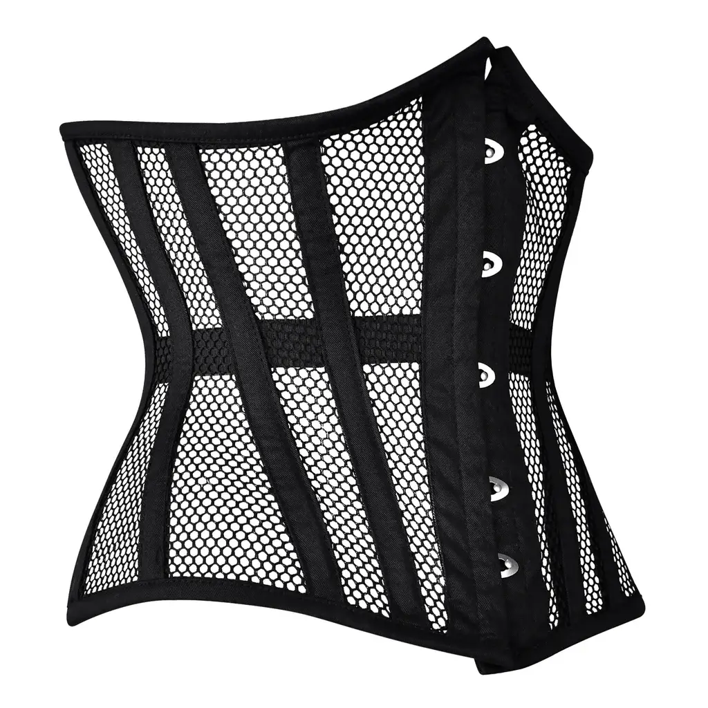 Attire Fashion Club - Wholesale Corset - Women's - Breathable Cotton Corset - Fishnet and Steel Boned
2