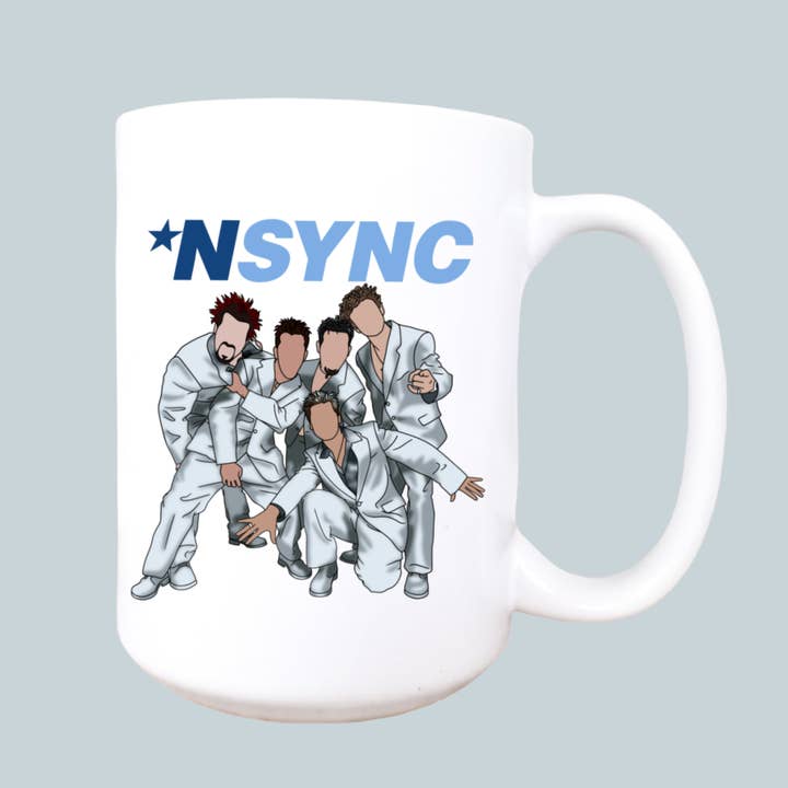 Nsync mug, Boy band mug, NSYNC mug, coffee mug, ceramic mug for wholesale by Mug and Mini