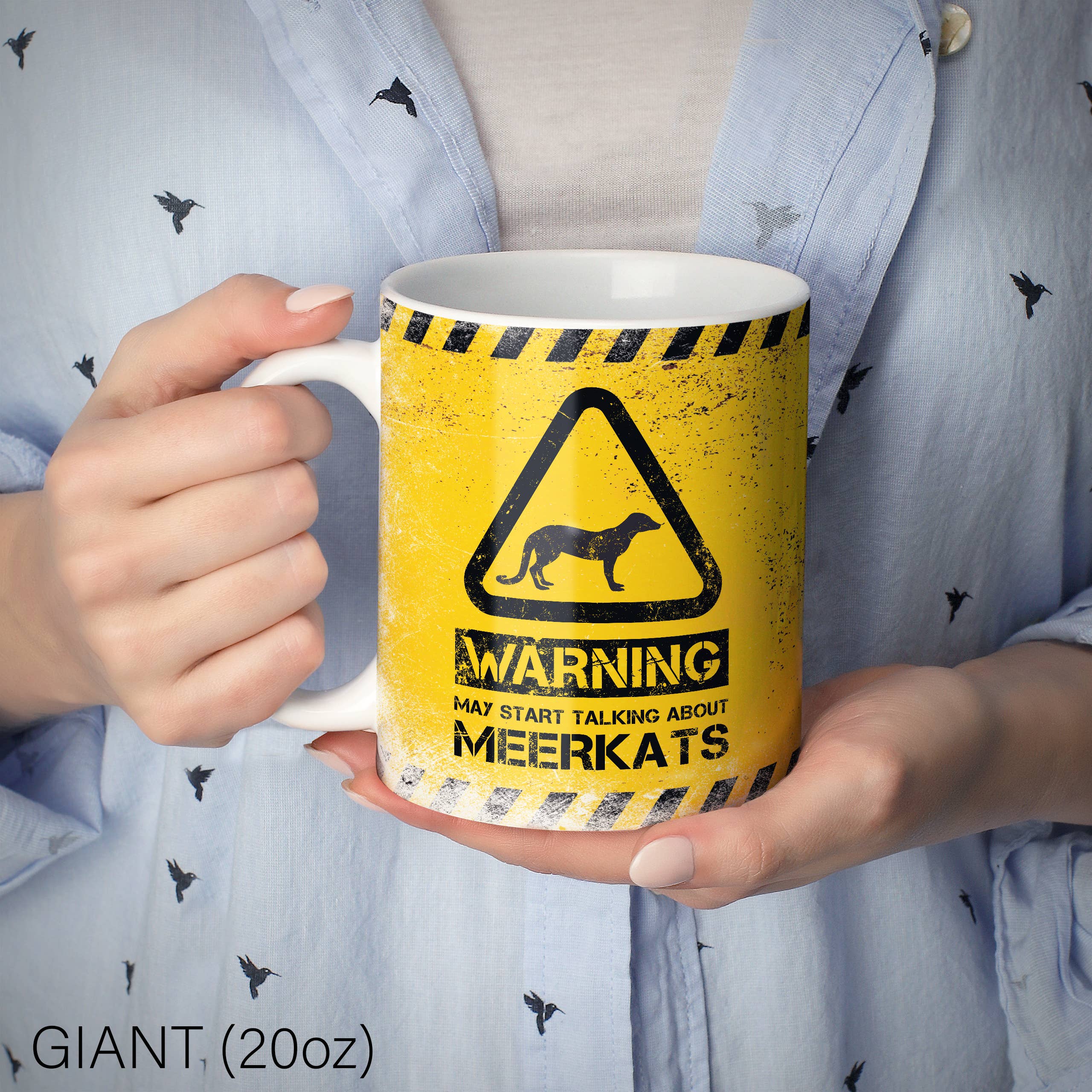 Mug Monster - Wholesale Coffee Mug - Meerkat Mug - Warning May Start Talking About Meerkats18