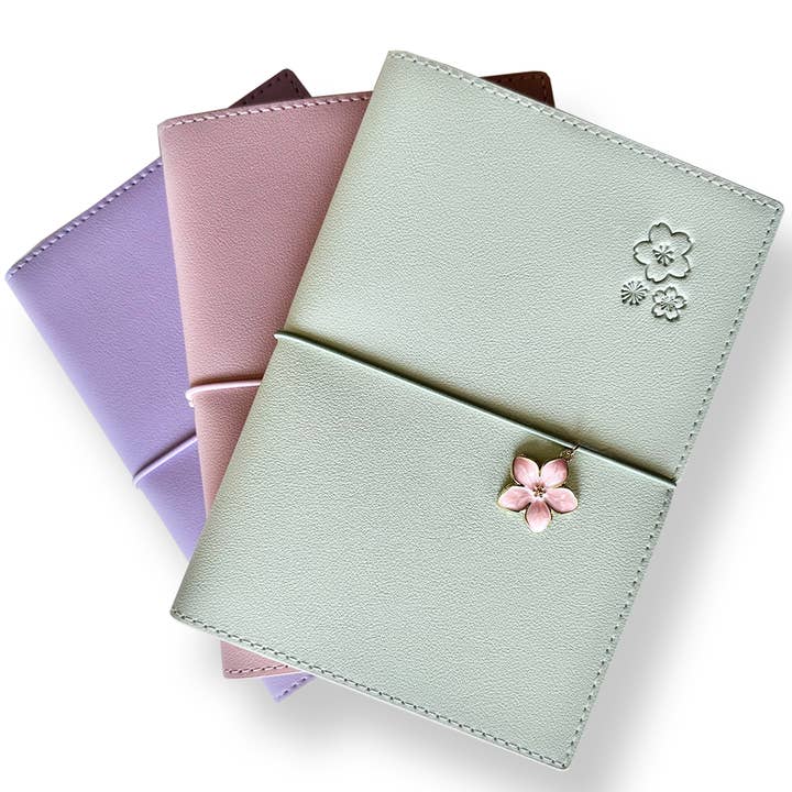 Victoria's Journals - Wholesale Journal/Diary - Sakura Soft Vegan Leather Journal (Lilac)