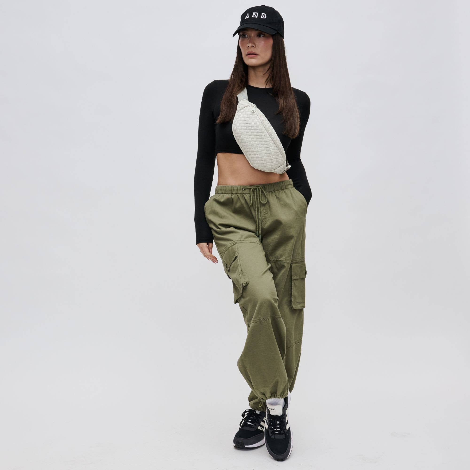 Sol and Selene - Wholesale Belt Bag - Women's - Aim High Woven Neoprene Belt Bag83