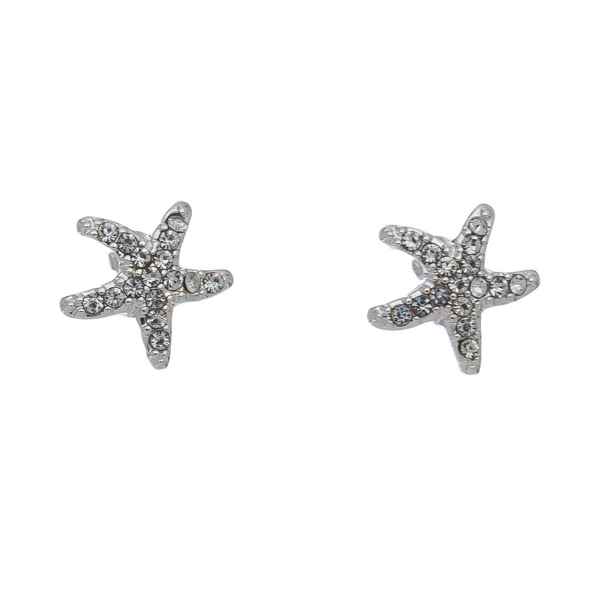 Howard's - Wholesale Stud/Post Earrings - Silver Starfish Ear Sense Stud Earrings2