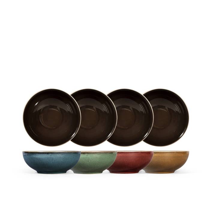 Marrakesh kom van gedecoreerd steengoed, 16,5 cm voor wholesale door H&H