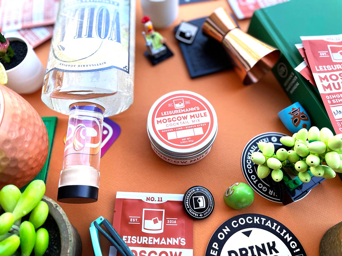 Leisuremann's Cocktail Mixes - Wholesale Cocktail Mix/Syrup - Moscow Mule Cocktail Mix Jar4