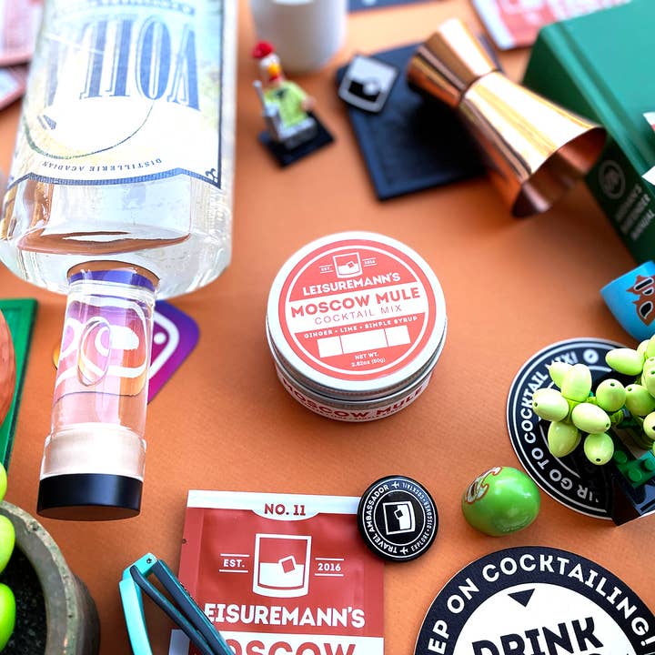 Leisuremann's Cocktail Mixes - Wholesale Cocktail Mix/Syrup - Moscow Mule Cocktail Mix Jar4