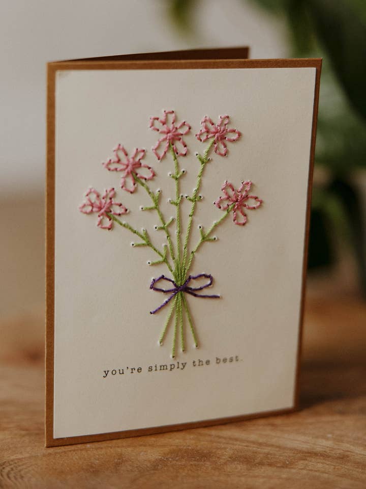 Simply the Best Greeting Cards || Set of 4 for wholesale by Rosie's Boutique Haiti