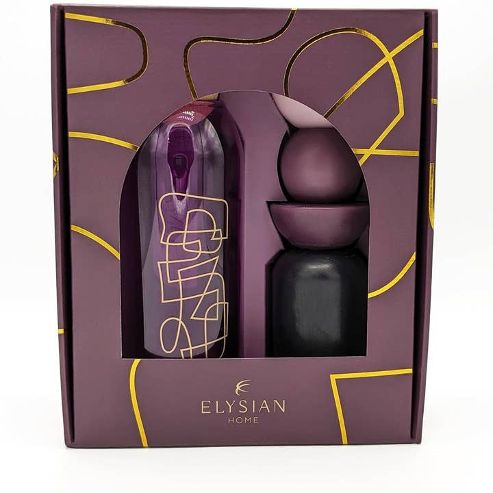 Elysian Shaped Tower Candle & Matches In Glass Jar With Cork Stopper for wholesale by Robert Frederick Ltd
