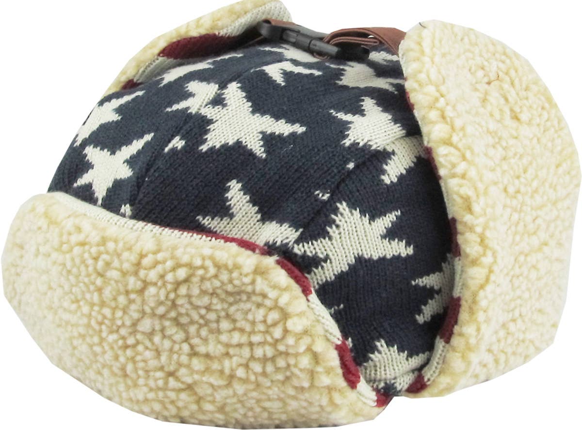 KBETHOS - Wholesale Trapper/Bomber Hat - Unisex - Flag Trapper11