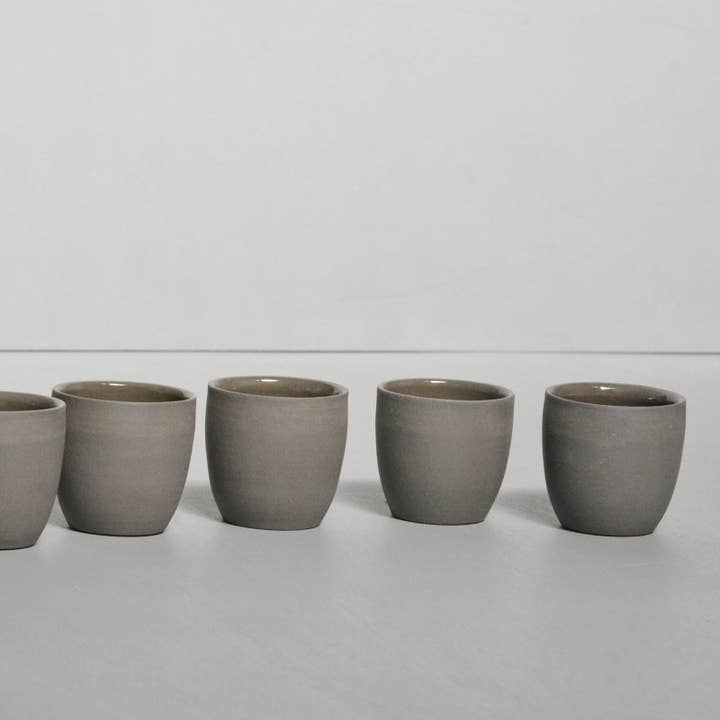 Noot ~Swart - Wholesale Coffee/Tea Cup - N+S Barista Espresso/Coffee cup 80ml/150ml - Slate4