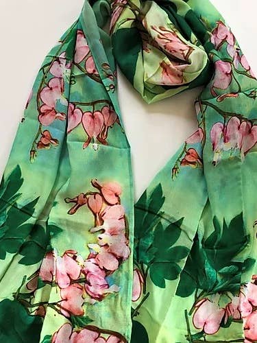 Écharpe Coeurs Saignant pour la vente par NINA J