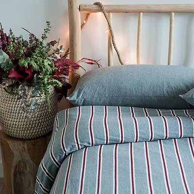 MYC Home Linens - Wholesale Duvet Cover - 3-piece set printed cotton knitted duvet cover