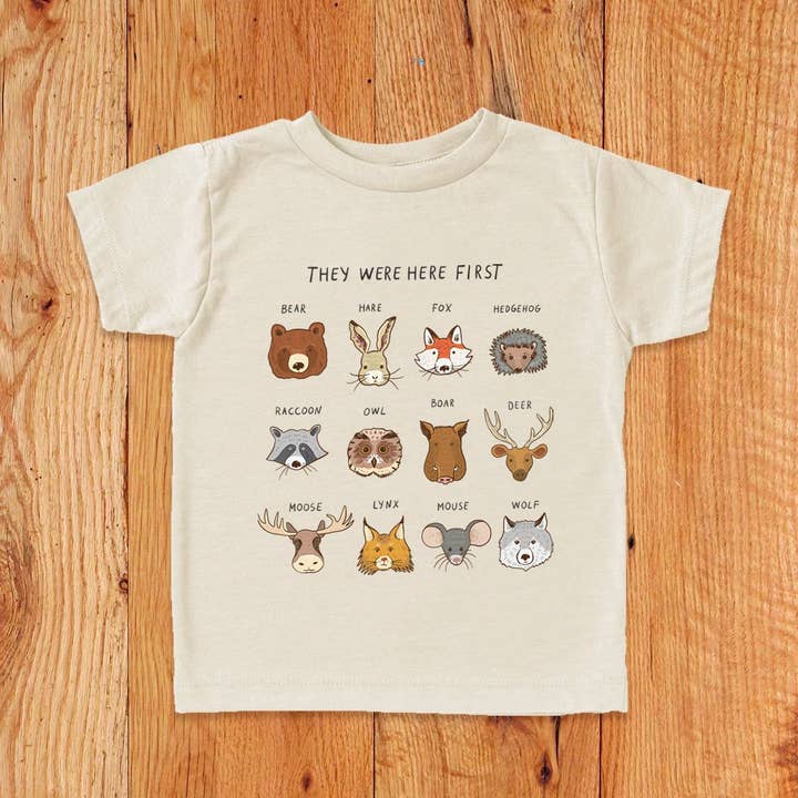 T-shirt pour tout-petit They Were Here pour la vente par Of These Mountains