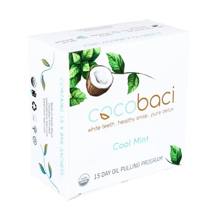 Organisk Cocobaci olie trækker cool mynte for engroshandel hos Cocobaci International