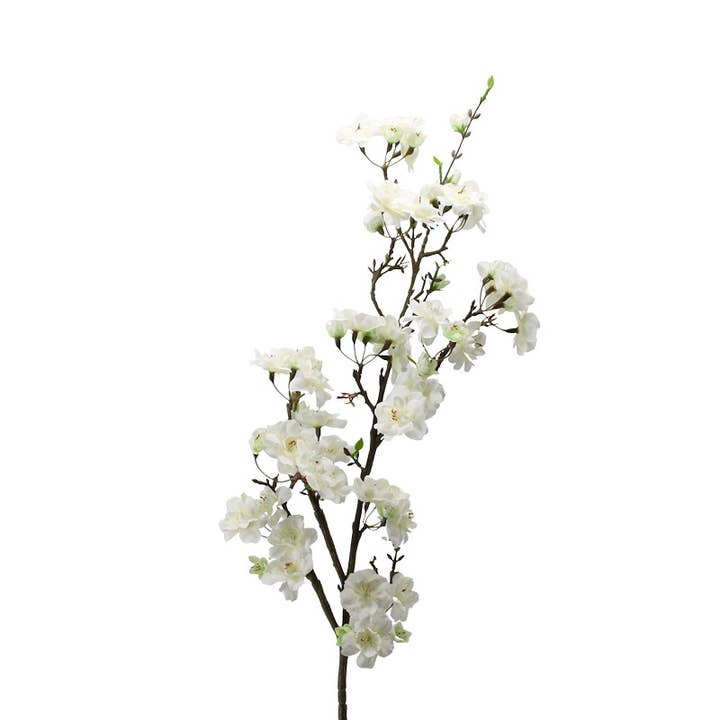 Apple blossom branch 105 cm white for wholesale by Floratexx