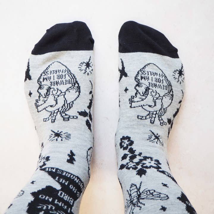 LiteraryEmporium - Wholesale Socks - Unisex - Gothic Literature Patterned Socks