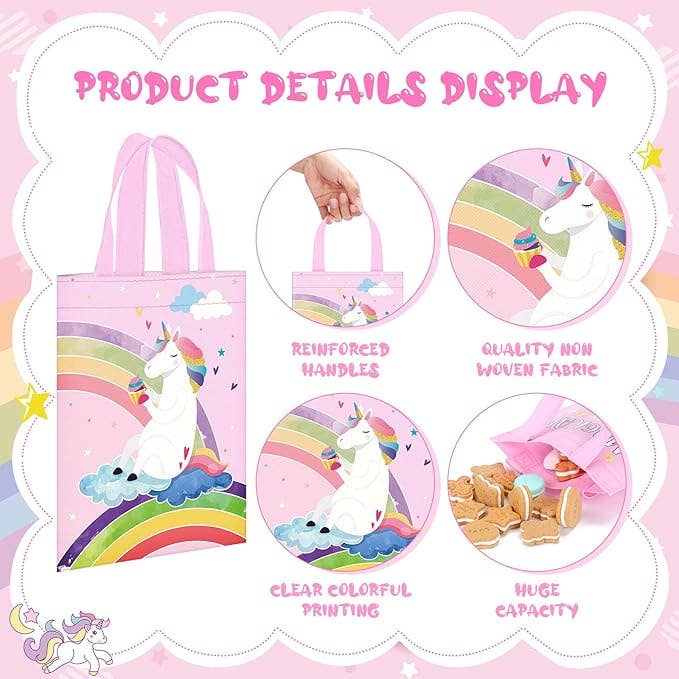 Crover - Wholesale Gift Bag - Unicorn Kids Party Favor Bags – Reusable Totes2
