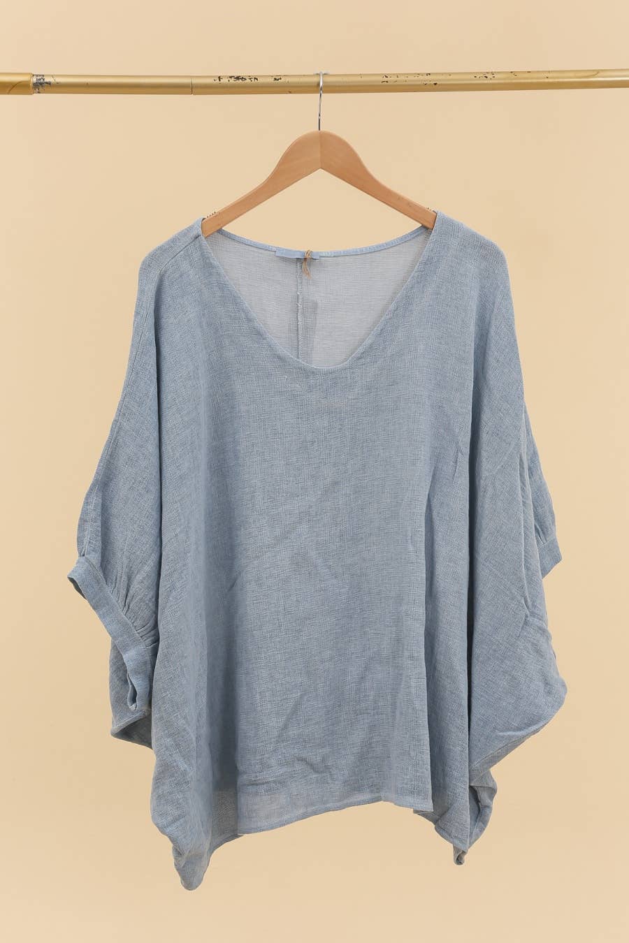 LÉA & LUC - Vente Tunique – femme - Blouse en 50% lin et 50% coton REF. 465216