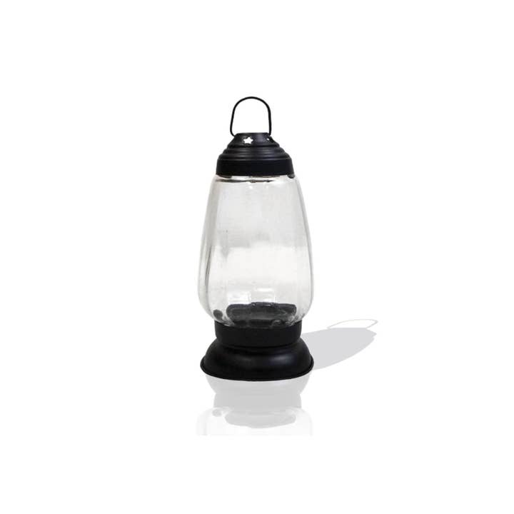 Lanterne à bougie en fer massif, lampe vintage, bougie à thé rustique pour la vente par India Overseas Trading Corporation