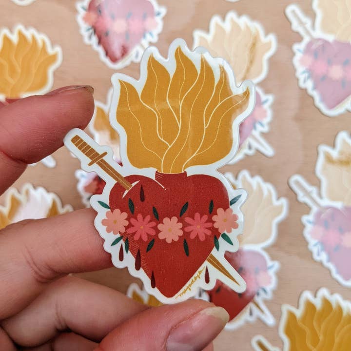 Sacred Heart klistermärke för wholesale av Mimo