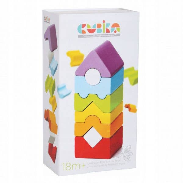 Wood Tower Toy LD-12 | Bauset | Holzspielzeug für den Großhandel von Wooden Toys