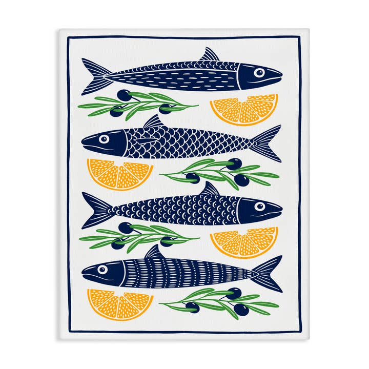 Stupell Industries - Wholesale Wall Sign - Fish Lemon & Olives - Unframed Wall Art5