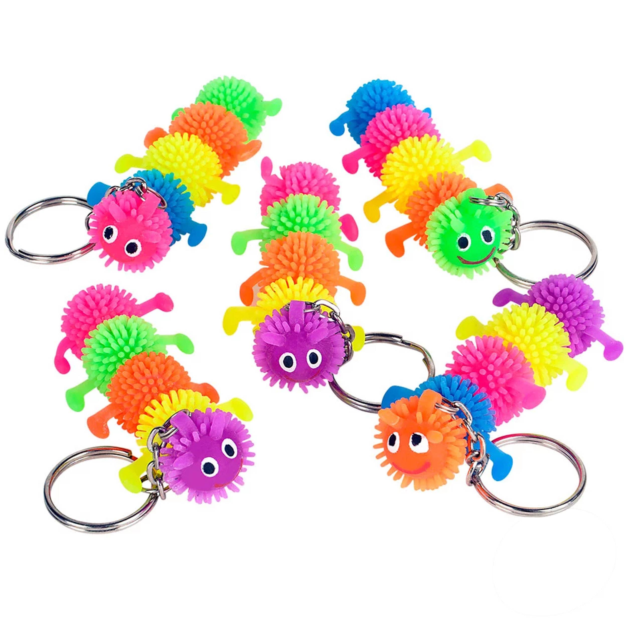 PR GROUPS LLC - Wholesale Keychain - Kids - Caterpillar Keychains Kids Toys