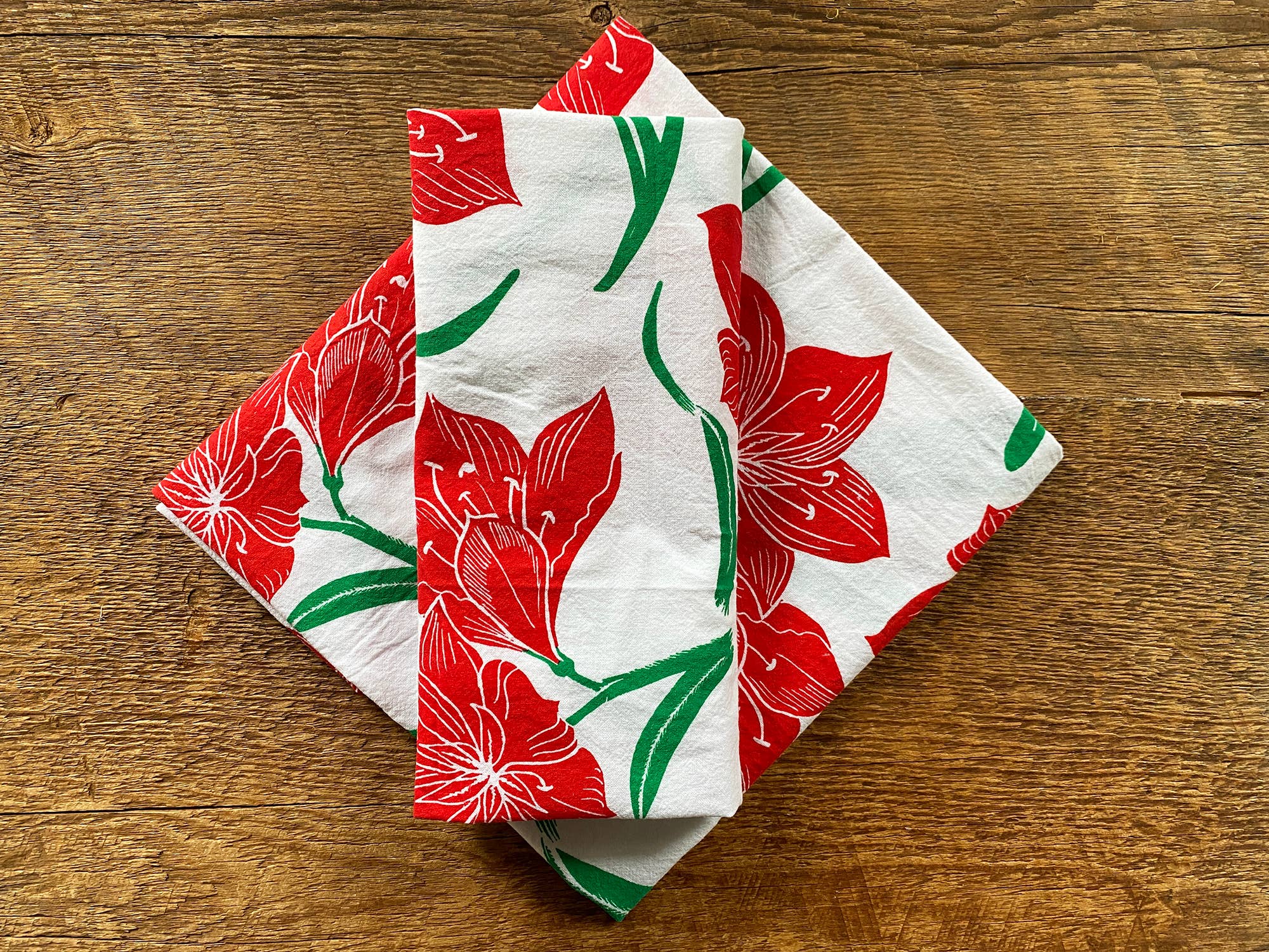 Noteworthy Paper & Press - Wholesale Tea Towel - Amaryllis Tea Towel1