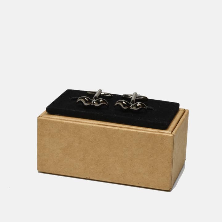 Curated Basics - Wholesale Cufflinks - Mustache Cufflinks