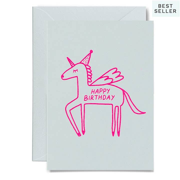 FLYING UNICORN BIRTHDAY for wholesale by Me & Amber