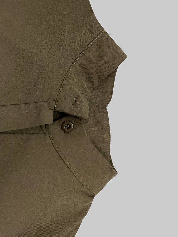 Plush Looks - Vente Combinaison – femme - Combinaison à manches longues, ample, boutonnée, sans ceinture, couleur unie, col en V7