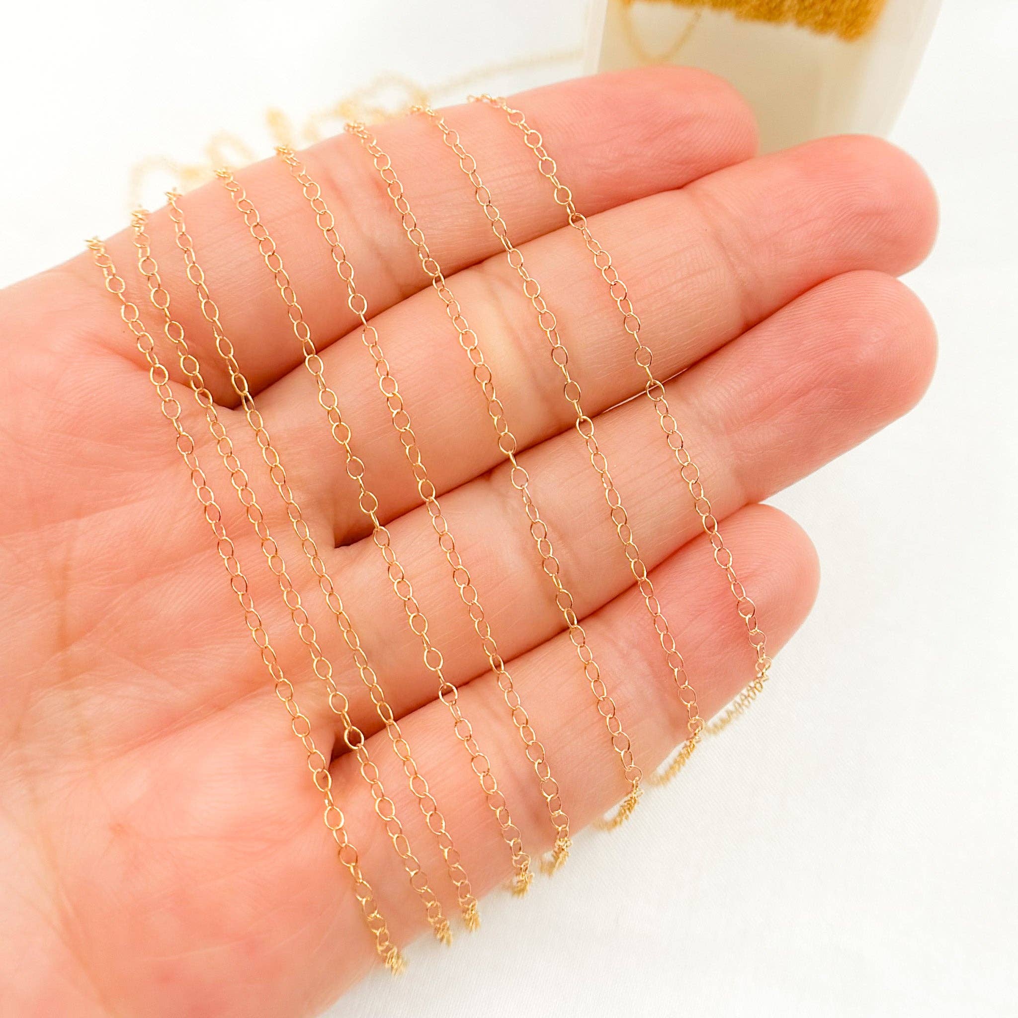 Jewels & Chains - Wholesale Link & Chain Necklace - 1020GF. 14K Gold Filled Cable Chain2