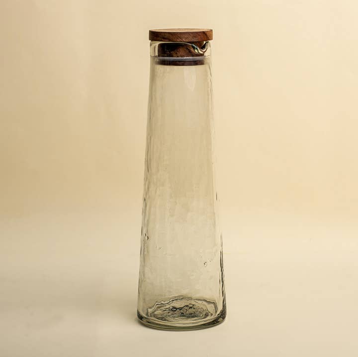Casa Amarosa - Wholesale Carafe - Handcrafted Hammered Glass Carafe