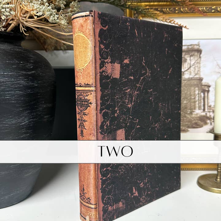 The House of Elements - Wholesale Decorative Tabletop Object - Vintage Inspired Fabric Wrapped Books1