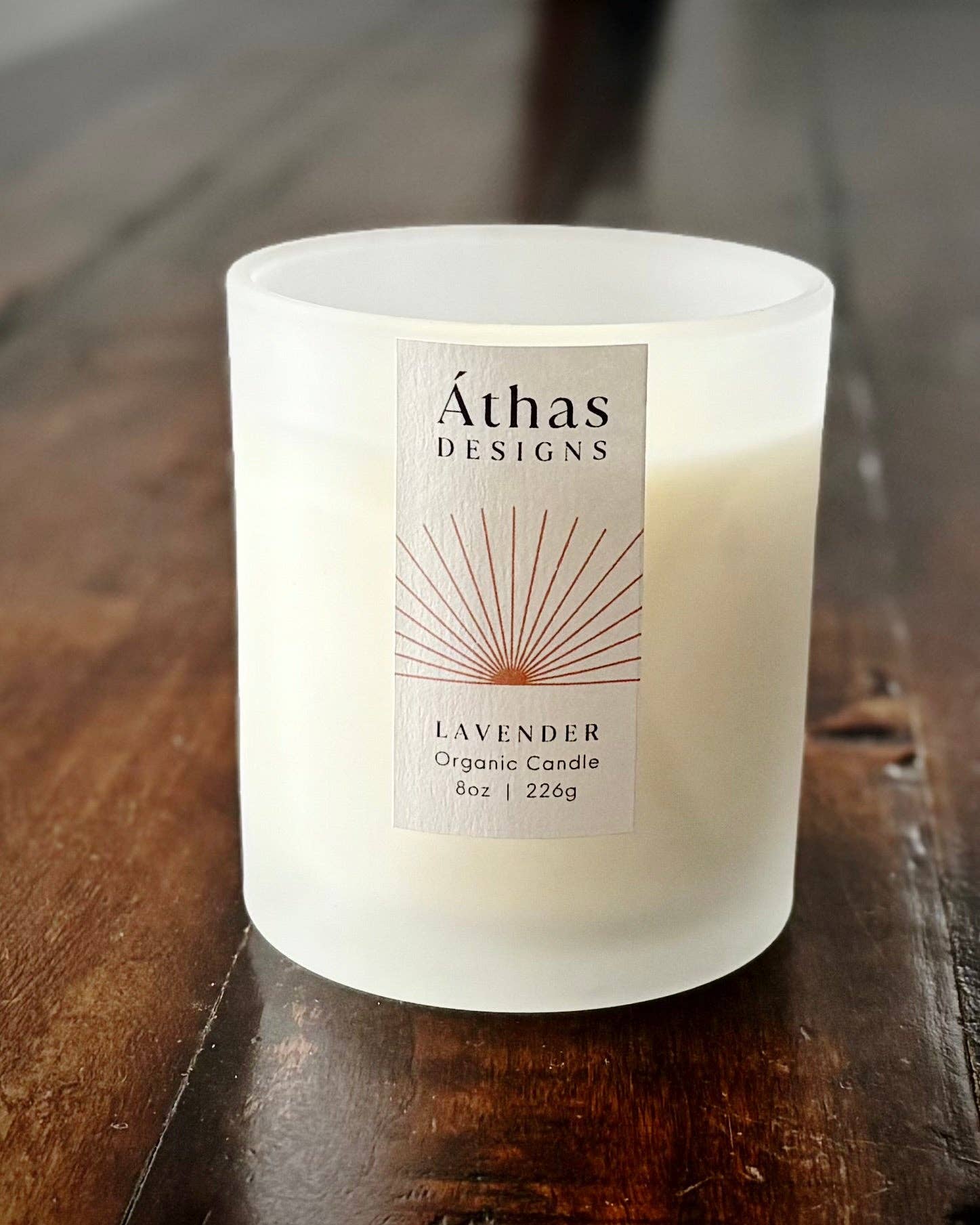 Merrely - Wholesale Jar/Filled Candle - Alba Sunrise Organic Candle – 8oz4