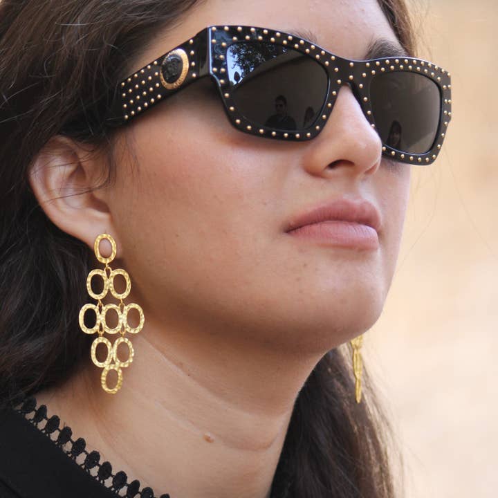 LA MAR - Wholesale Dangle Earrings - KLIMT gold-plated earrings3