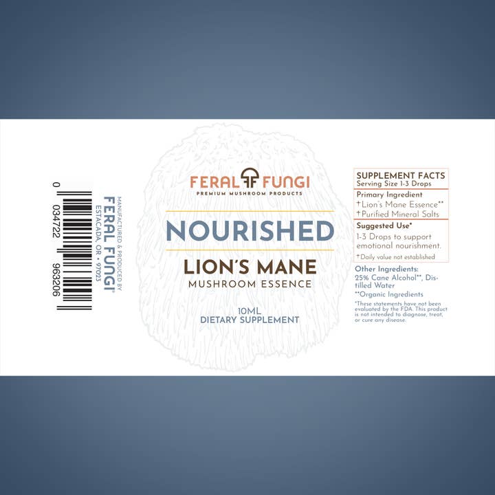 Feral Fungi - Wholesale Oral Supplement/Vitamin - Lion's Mane Essence1