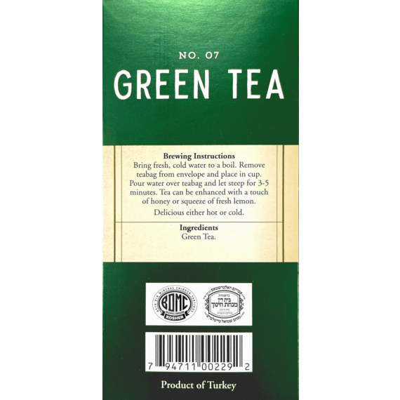 Galil Brands – Engroshandel Teposer – Grøn urtete | 20 'teposer | 1,41 oz | Galil2