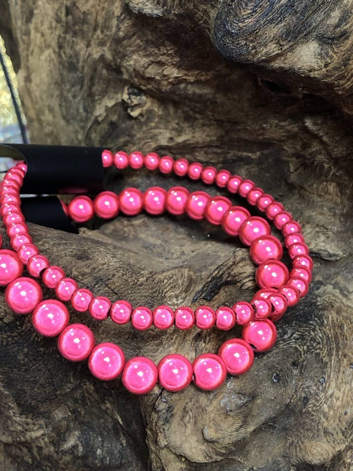 FUSSKETTE ROSA KORALLE für den Großhandel von Borabeads