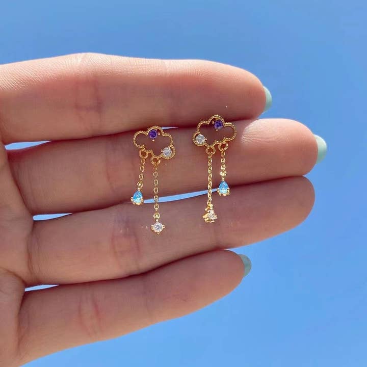 Perimade & Co. LLC - Wholesale Dangle Earrings - Bunny Cloud Star Flower Koala Bear Earrings in Solid Copper