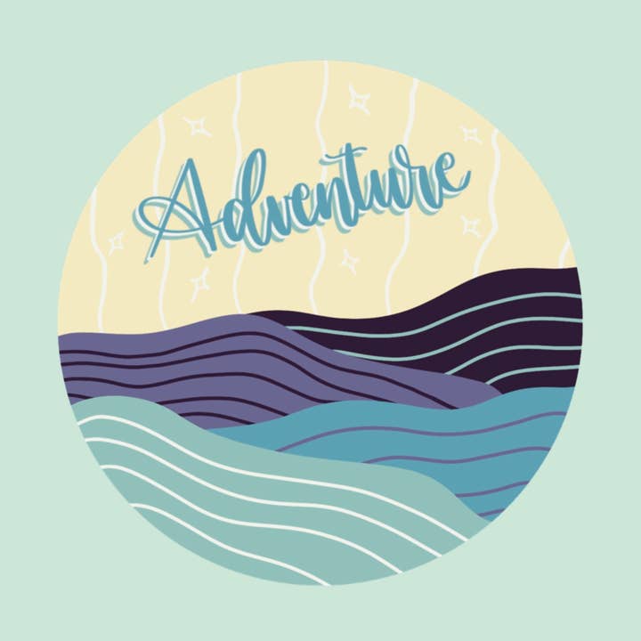 Abenteuer-Aufkleber für den Großhandel von Cliviasart