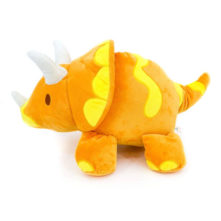 Womple Studios - Wholesale Stuffed/Plush Toy - Kids & Baby - DinoGlows MEGA Triceratops Reversible Fossil Plush Dinosaur5